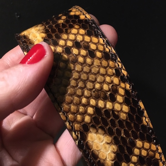 HOST PICK! 🍭SALE - Colette Malouf Leather Head Band. Worn once, with love. - Picture 2 of 3